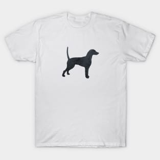 Dalmatian Black Art Silhouette T-Shirt